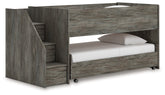 Best Deals Furniture - Ashley Furniture - Frandern Twin over Twin Loft Bed - Twin over Twin Loft Bed - B4480B13